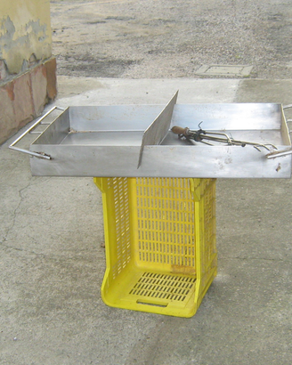 Padella gigante in acciaio inox