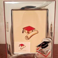 Cornice d'argento per laurea