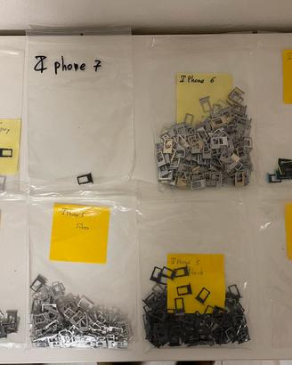 Carrelli porta SIM iPhone - Vari modelli