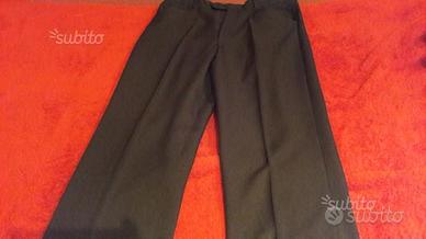 Pantaloni taglio classico neri Tg M (48)