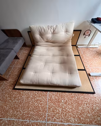 Futon con  Tatami pieghevole