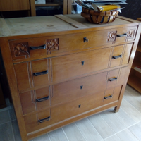 Comò, cassettone Liberty