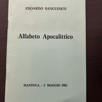 Alfabeto apocalittico firmato Edoardo Sanguineti