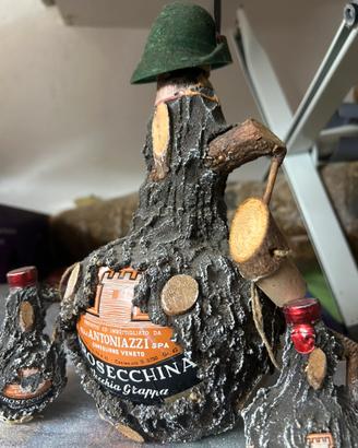Bottiglia di grappa da collezione anni 70