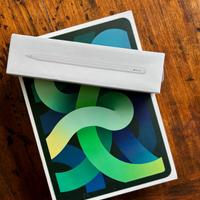 Ipad air 4th + apple pencil + cover e tastiera