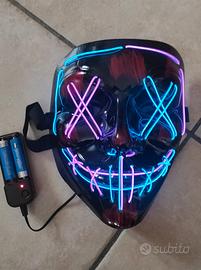 Maschera LED Monster - Effetto Luce Neon!