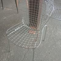 coppia sedie metallica design