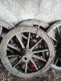 RUOTE VINTAGE DA RESTAURARE