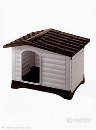 Cuccia per Cani da Esterno con Apertura Laterale