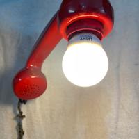 Telefono vintage lampada