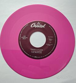 disco vinile rosa 45 giri the Beatles