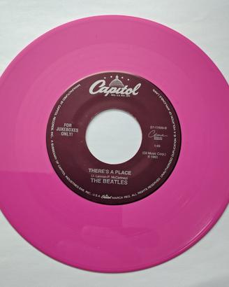disco vinile rosa 45 giri the Beatles