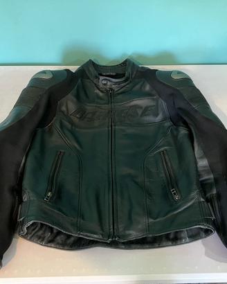 Giubbotto moto in pelle Dainese taglia 48