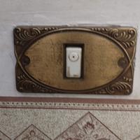 Placche  stile vintage in ottone