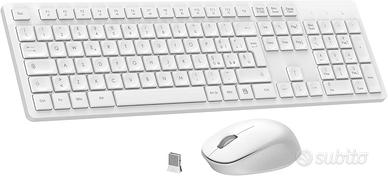 Kit Tastiera e Mouse Wireless con Tastierino Numer