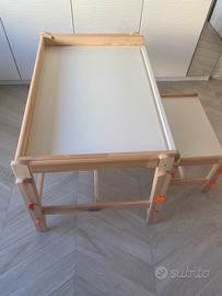 Scrivania piu sedia bimbi ikea