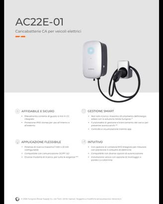 Wallbox Sungrow AC22E-01 22 kW