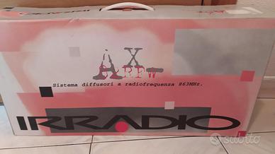 Irradio. Sistema diffusori a radiofrequenza.