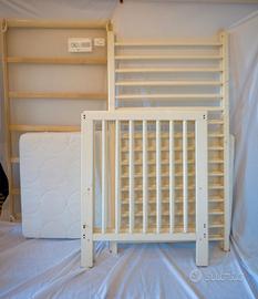 IKEA Gulliver bianco con materasso (solo ritiro)
