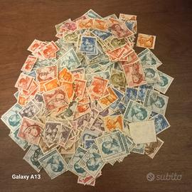 lotto francobolli serie michelangiolesca 