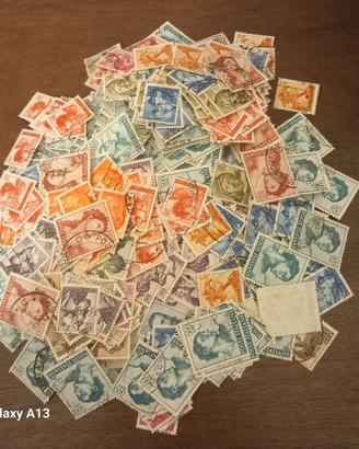 lotto francobolli serie michelangiolesca 