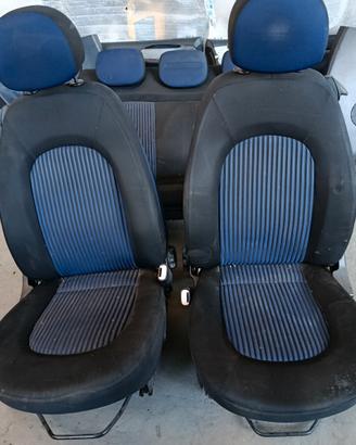 Sedili anteriori e posteriori Lancia Ypsilon