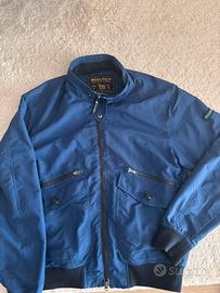 Giubbino Woolrich Bomber Tg.L Blu Uomo