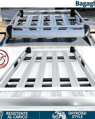 Bagagliera PORTAPACCHI per RENAULT in ALLUMINIO