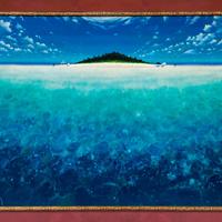 Quadro trasparenze alle Maldive