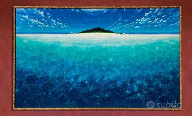 Quadro trasparenze alle Maldive