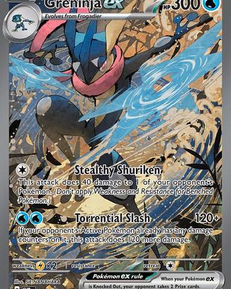 Carte pokémon Greninja ex 