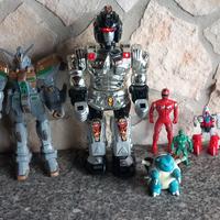 Set di giocattoli robot vintage 