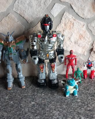 Set di giocattoli robot vintage 