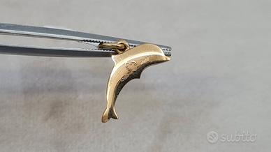 Ciondolo Delfino Dodo in Oro 18 kt 2 gr circa