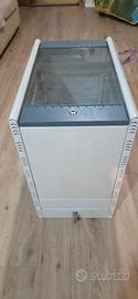 Rack 19" da parete 7U Bianco Snodato + Ripiano
