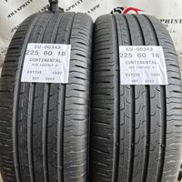 2 PNEUMATICI 225/60 R18 CONTINENTAL ESTIVE 75%
