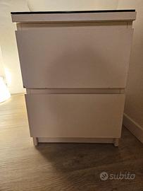 Comodino / 2 cassetti MALM di IKEA