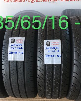 Gomme usate 236/65/16- C di carico