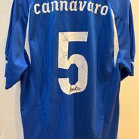 Maglia calcio "cannavaro" autografata