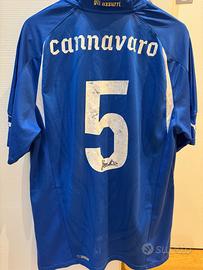 Maglia calcio "cannavaro" autografata