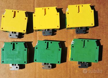 Morsetto di terra, 50mmq, giallo verde