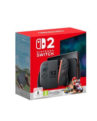 Nintendo Switch 2 Mario Kart+cover+gioco+2joycon