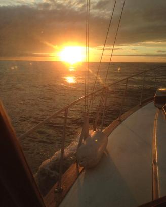 Motoveliero in legno 10,7m Rondolini