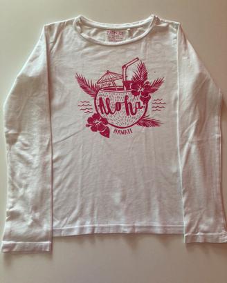 T-shirt maniche lunghe bambina