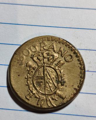 peso monetale sovrano d oro francesco ll