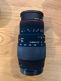 Obiettivo macro Sigma 70-300mm per Canon