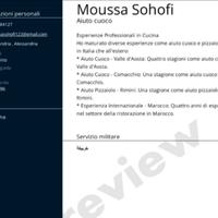 Lavapiatti addetto alla cucina