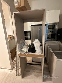 Mobile lavatrice/asciugatrice cassetto estraibile