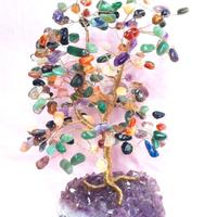 Albero vita Geoide ametista viola del Brasile