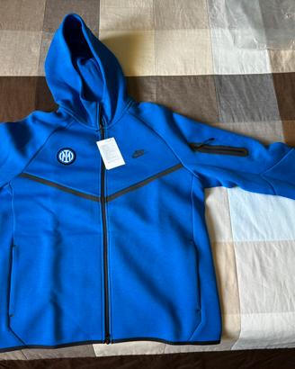 Giacca felpa zip nike tech fleece Inter NUOVA